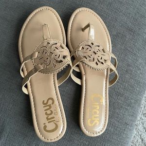 Nude sandals. Never worn. By Sam Edelman